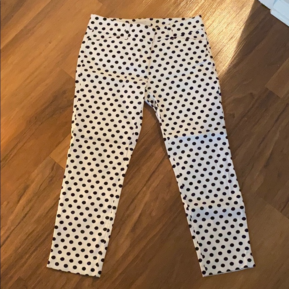 Black and White Polka Dot Pants